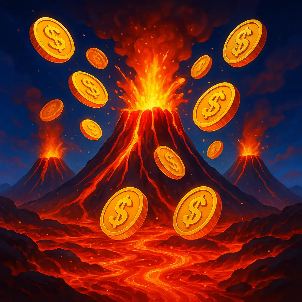3 Coin Volcanoes Spielautomat Vorschau